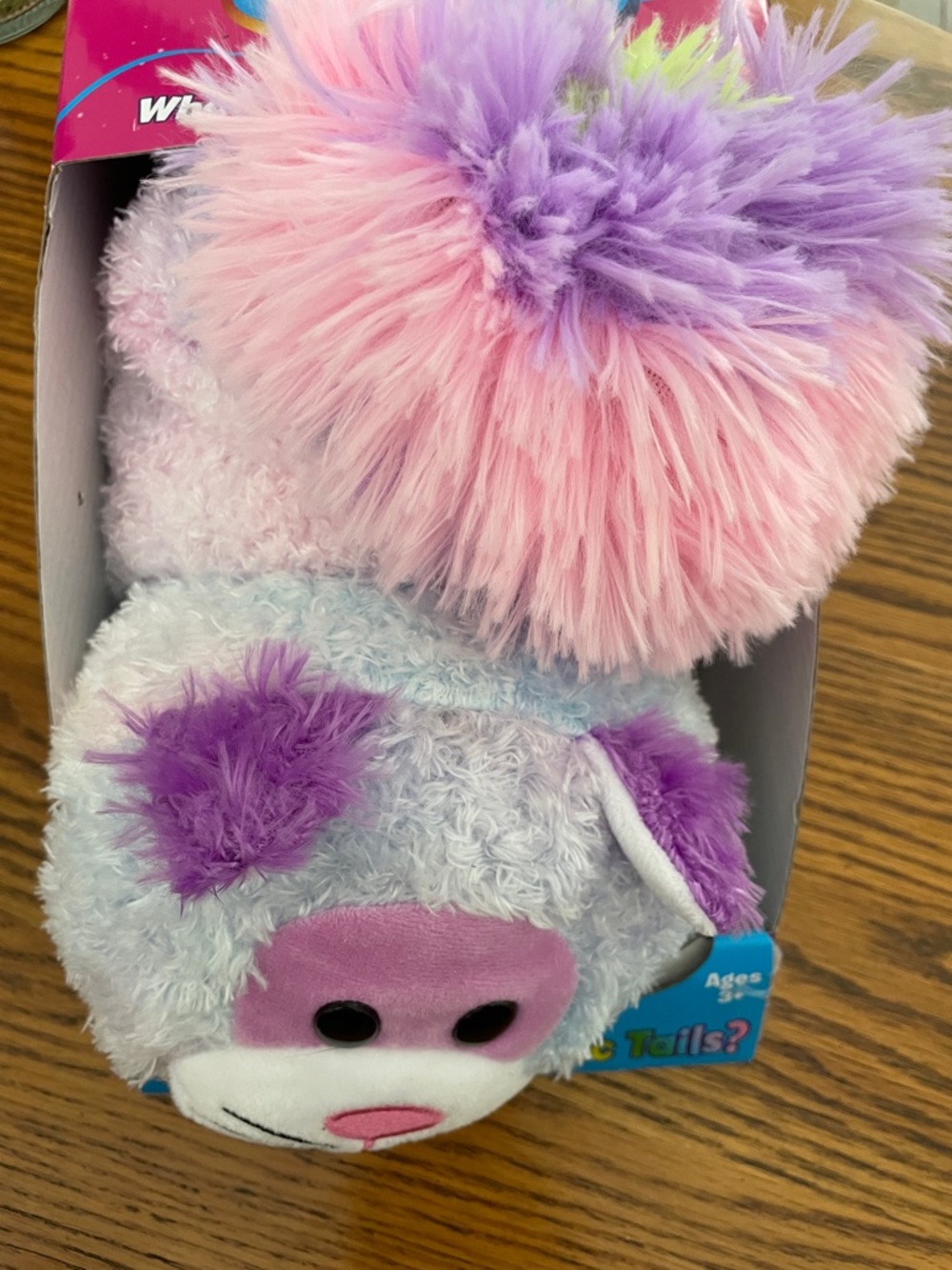 FlipaZoo What's In Your Magic Tails Plush Cat - Pastel Pink & Lavender